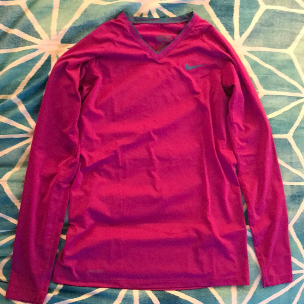 Nike Athletic/Running Long Sleeve Dri-Fit Shirt